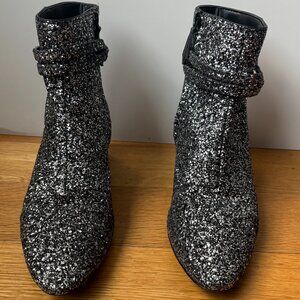 VEERAH Hedy Ankle Boot In Vegan Sustainable Glitter Size 9